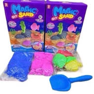 Magic Sand DIY kinetic Sand – colorful Sand molding set that is safe for children