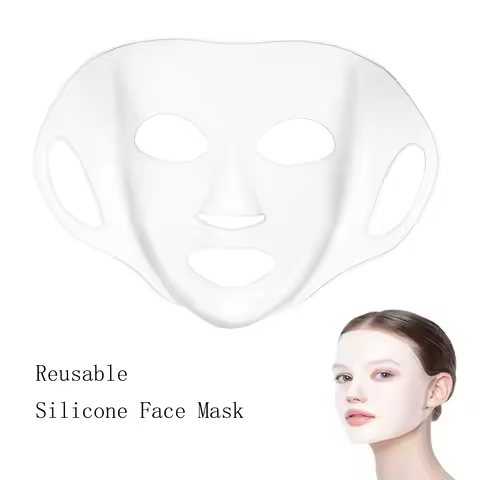 3D Silicone Face Mask Cover Reusable Face Mask Holder for Sheet Masks Moisturizing Facial Mask Cover