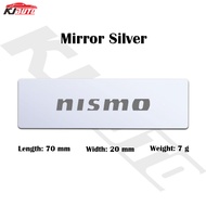 Nissan Nismo Mirror Metal Car Logo Sticker 3D Stainless Steel Badge Personalized Interior Modificati