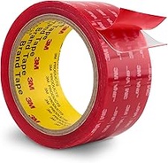 4910 Double Sided Heavy Duty Mounting Tape 0.5" x 10ft Strong Adhesive Waterproof Foam Tape Transpar