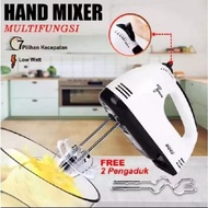 Sqrs Multifunction 7-Speed Hand Mixer with Strong Copper Motor Cake Dough Mixer Mixer Hand Mixer Cak
