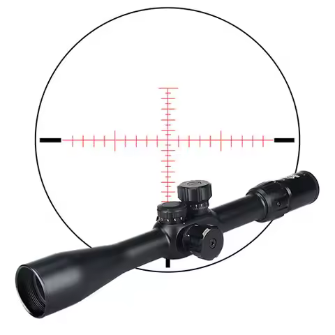 Canis Latrans Rifle Hunting Scope 6-24x42SFIRF Rifle Scope Illuminated Red or Green Mil-dot For Outd