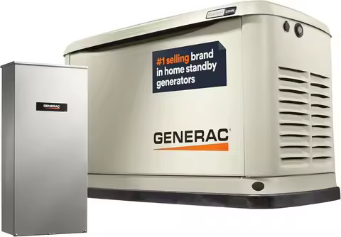 Generac Guardian 22kW Standby Generator with Switch Whole House Backup Power WiFi Enabled for Emerge