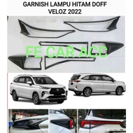 HITAM Veloz 2022 UP Front Rear GARNISH Black Newest VELOZ Accessories