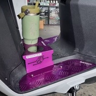 Motorcycle Footrest Giorno Giorno125 Glass Holder Complete Set Of Nuts Kitracing Accessories