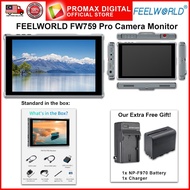 FeelWorld FW759 PRO Monitor Camera Monitor Up to DCI 4K24 & UHD 4K30 HDMI Input