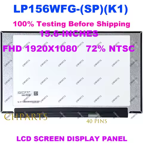 15.6-Inches LP156WFG SPk1 NE156FHM-NX2 IPS LCD Screen Matrix Display Panel 1920x1080 144HZ For Acer 