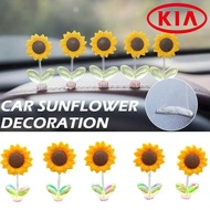KIA EV5 EV9 Sorento Carnival Car Decoration Sunflower Shaking Set