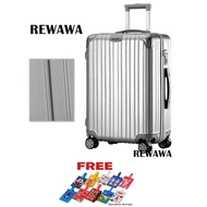 REWAWA Hard Case Luggage 4 Wheels Mirror Luggage 24 InchEWAWA Hard Case Luggage 4 Wheels Mirror Lugg