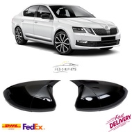 Mirror Cover for Skoda Octavia MK3 VRS 2012-2020 Car Accessories Shiny Piano Black Tuning Auto Sport