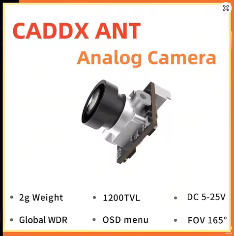 CADDX ANT 1200TVL 1.8mm Analog Camera Global WDR OSD Ultra Light Camera 16:9 4:3 for FPV Tinywhoop C
