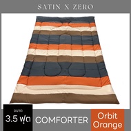 SatinxZero COMFORTER ผ้าห่มนวม 60"x80" ขนาด 3.5 ฟุต (Orbit Orange)