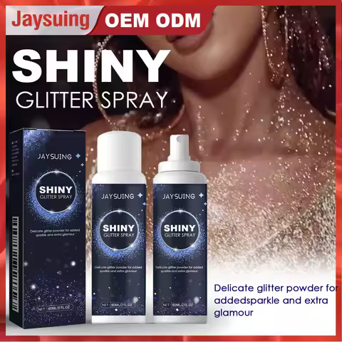 Illuminating Glitter Spray Hair Body Shiny Highlight Portable Versatile Shine Natural Sheen Easy App