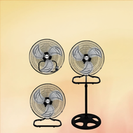 BSBOSS 3 In 1 Fan With 3 Blades Strong Industrial Multipurpose Floor Stand Fan (18")