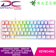 DYNACORE - Razer Huntsman Mini -Mercury Edition - 60% Optical Gaming Keyboard Purple Switch