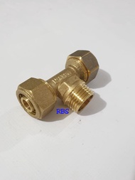 Sambungan Pipa Air Panas Kuningan - Keni Nepel Fitting Pipa Water Heater - T Drat Luar Kuningan