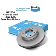 BR2504 HONDA CITY SEL IDSI,JAZZ SAA FRONT DISC ROTORS [BENDIX]
