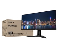 MONITOR (จอมอนิเตอร์) GIGABYTE M34WQ - 34" IPS 2K 144Hz USB-C FREESYNC PREMIUM  รับประกัน 2 ปี