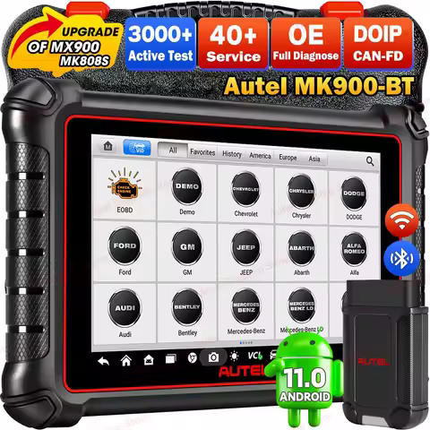 Autel MaxiCOM MK900-BT MK900BT Auto Diagnostic Scanner Tool Wireless DoIP / CAN FD Scan Tools Full D