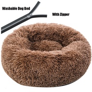 Super Large Dog Bed With Zipper Long Plush Pet Sofa Cat Mats House Washable Cushion Sofa Dogs Warm Sleeping Kennel Dropshipping