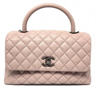90%新 Chanel Coco Handle 28cm 粉紅色手挽側咩袋 🤩💗 難得有！