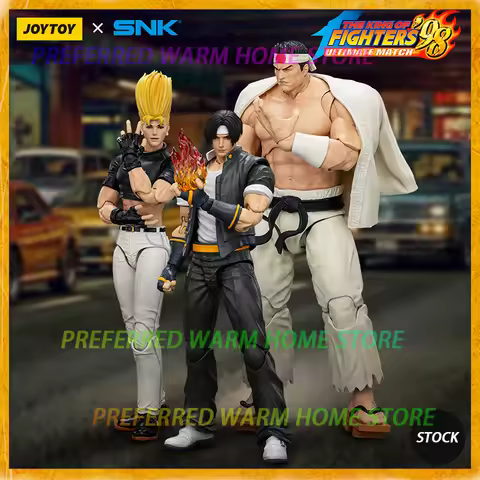 In Stock JOYTOY Kyo Kusanagi Goro Daimon Benimaru Nikaido Model Toys Collection The King of Fighters