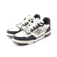 【二手】路易威登LOUIS VUITTON運動鞋 LV Trainer Line Monogram Denim 1ABOD8 皮革牛仔 Trainer Line 運動鞋 男士二手 B