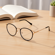 Presbyopia Glasses with Diopters from -0.50 to -4.00, Clear Frame, Blue Light Blocking, Korean Fashi