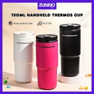750ml 316 Stainless Steel Tumbler Cup Straw Handheld Insulated Thermos Water Cup Termos Botol Tahan 