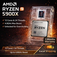 AMD Ryzen 9 5900X 12Core And 24 Thread Up to 4.8Ghz Used AM4 [USED]
