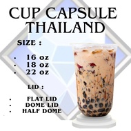 CUP HORN BOY CAPSULE FLAT LID 22oz - 100pc