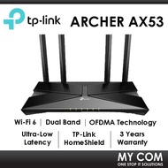 TP-Link Archer AX53 AX3000 Dual Band Gigabit Wi-Fi 6 Router With OFDMA, Ultra Low Latency, TP-Link H