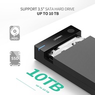 [Nhập RAISINGSTAR18 giảm 30k cho đơn 99k] HDD BOX 35" SATA USB 3.0 Hỗ Trợ HDD 10TB UGREEN 50422