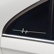 Car sticker decoration electrocardiogram shape laser cool unique design waterproof reflective creati