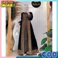 Baj Gamis Long Sleeve Muslim Dress for Women Simple Dress Wear Juba DrisELEGAN Size SML Lx Xxl Xxxl 