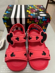 迪士尼Disney x Adidas愛迪達 聯名款 米奇 女童涼鞋  拖鞋兒童涼鞋 童鞋 防水防滑 正版授權