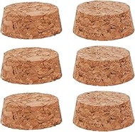 GORGECRAFT 20Pcs 2 Sizes Cork Bottle Stoppers Tapered Cork Plugs Replacement Natural Soft Small Wood