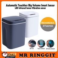 Automatic Touchless Big Volume Smart Sensor Dustbin Garbage with LED Infrared Sensor Vibration senso
