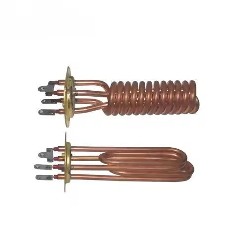 4500W Red Copper Alloy Heating Wire Element MGO Insulation Long Life Custom Size For Electric Water 