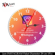 Hiasan dinding INSTAGRAM PLAY BUTTON pajangan ruangan tengah rumah dapur kamar wall decor poster