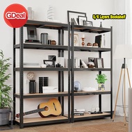 GDeal 5/6 Layers Floor Standing Steel Bookshelf Home Kitchen Store Storage Rack Warehouse Rack