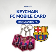 Gantungan kunci - Ganci BARCELONA FC Mobile Card Keychain, Blaugrana, Culers, Gantungan kunci eksklu