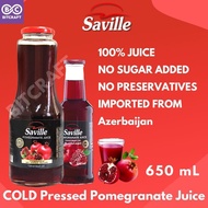 Saville 100% Pomegranate Juice 650ml No Sugar No Preservative Imported from Azerbaijan Jus Buah Delima Bitcraft