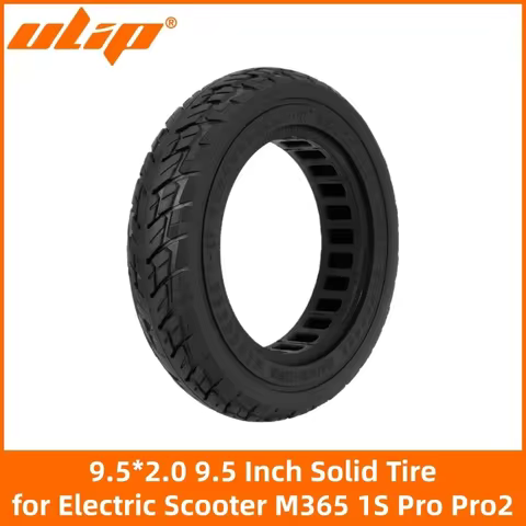 Ulip 9.5 Inch 9.5*2.0 Off-road Solid Tire Scooter Replacement Anti-slip Run-Flat Tires for Electric 