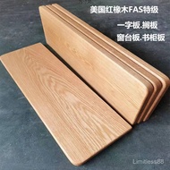 Oak Solid Wood Plank Board Straight Shelf Adjustable Desktop Stair Step Shelf Table Board Dining Tab