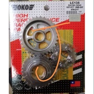 OKO GEARBOX RACING SET 1ST 2ND 4TH OR 4TH GEAR ONLY LC135