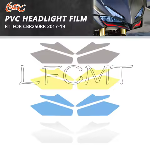 PVC Transparent Motorcycle Headlight Film Fit for Honda CBR250RR CBR 250 RR 2017-2021 Anti Scratch H
