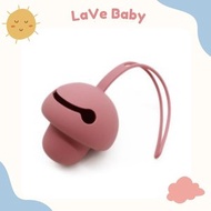 LaVe Baby - 嬰兒矽膠蘑菇奶嘴盒子-紅色