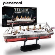Piececool 3D Metal Model Kit Titanic Ship Model Kits Cruise Building Kit Home Decoration Gifts