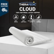Therapedic USA | CLOUD - Mattress Topper 100% Natural Latex 1" (For Extra Cushioning & Comfort)